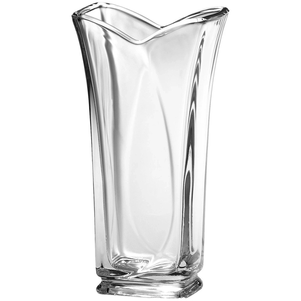Bormioli Rocco Vinciana Glass Flower Vase 23cm / 9" tall Made in Italy